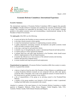 The Council of Economic Advisers (United States) is an agency