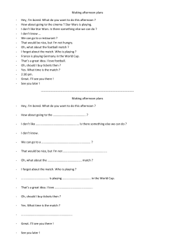 Making afternoon plans - Hey, I`m bored. What do you want to do this