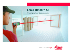 Leica DISTO&trade; A5 - usatf-ne