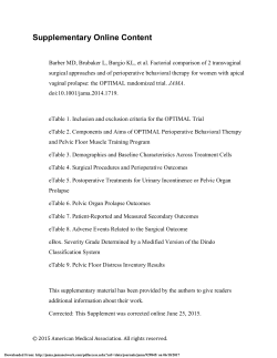 Comparison of 2 Transvaginal Surgical Approaches and
