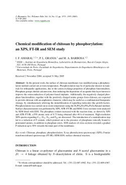 Chemical modification of chitosan by