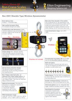 Ron 2501 Shackle Type Wireless Dynamometer