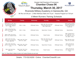 runners - Greater Hall Chamber of Commerce