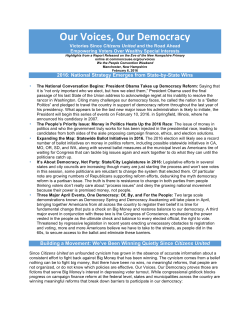Our Voices, Our Democracy