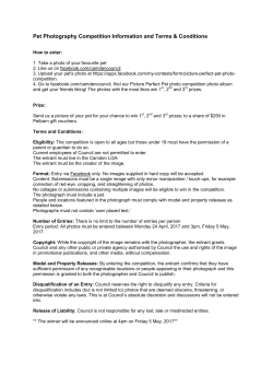 Terms and conditions