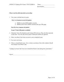 Spring 2014 TEST 5 w/ solution