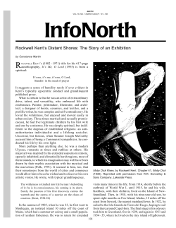Rockwell Kent`s Distant Shores: The Story of an Exhibition