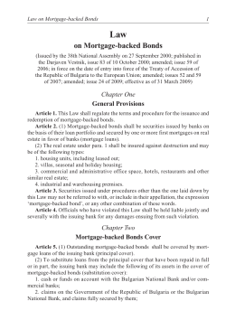 Law on Mortgage