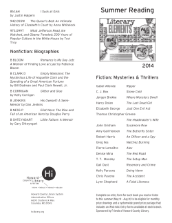 Summer Reading - Howard County Library System