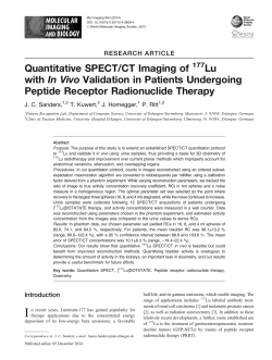 Quantitative SPECT/CT Imaging of Lu with In Vivo Validation in