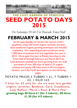 seed potato days 2015 - The Lost Garden of Penicuik