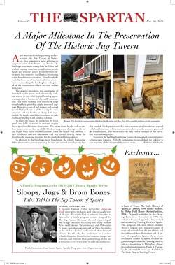 A Major Milestone In The Preservation Of The Historic Jug Tavern