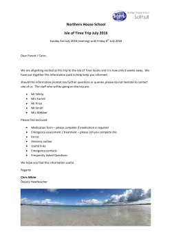 Complete trip details - Northern House School (Solihull)