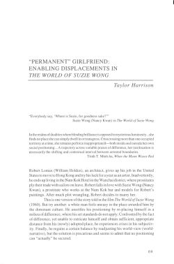 "Permanent" Girlfriend: Enabling Displacements in The World of
