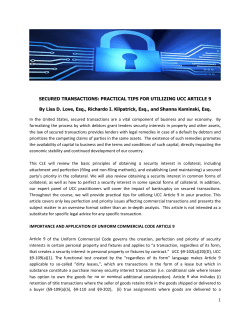 SEC By L In the Un formalizin the law of prioritizes the availa