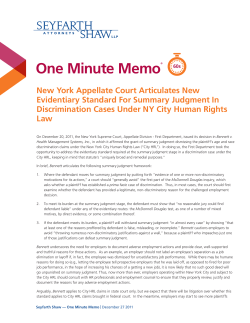 New York Appellate Court Articulates New