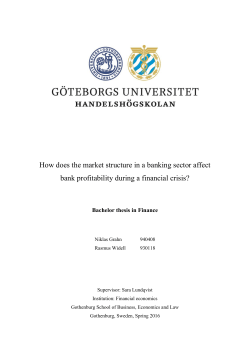 How does the market structure in a banking sector affect