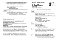October-November 2014 - Chelmsford Diocese