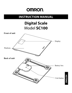 Digital Scale Model SC100