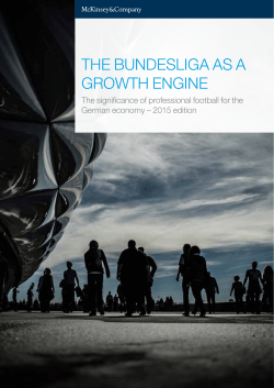 the bundesliga as a growth engine