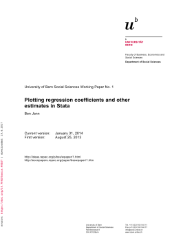 Plotting regression coefficients and other estimates in Stata