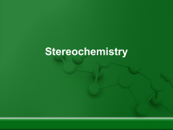 Stereochemistry