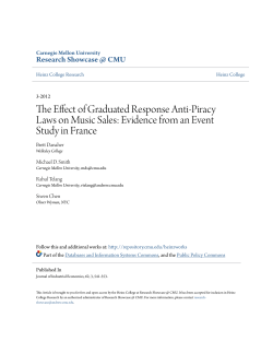 The Effect of Graduated Response Anti