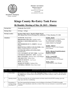 5/20/15 - The Brooklyn District Attorney`s Office