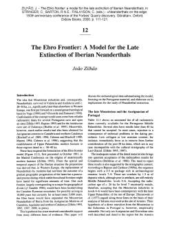 The Ebro Frontier: A Model for the Late Extinction of Iberian