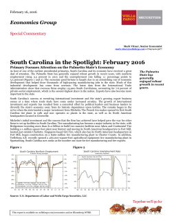 South Carolina in the spotlight: February 2016