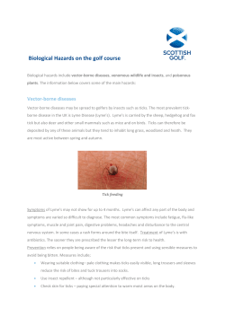 Biological Hazards on the golf course