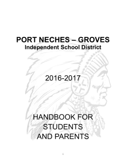 Student Handbook - Port Neches Groves ISD