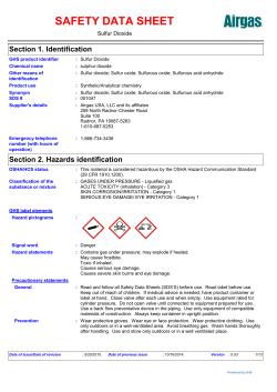 safety data sheet