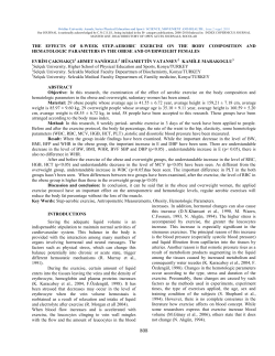 the effects of 8-week step-aerobic exercise on the