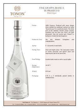fine grappa bianca di prosecco