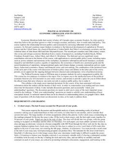 POEC 301 syllabus - Williams College