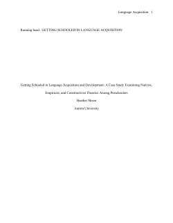 Running head - Aurora University