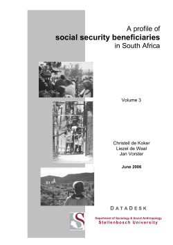 social security beneficiaries - United Nations Information Centres