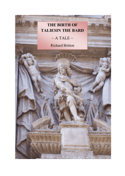the birth of taliesin the bard ~ a tale
