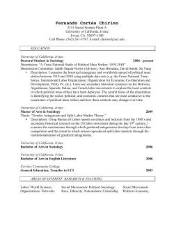 Fernando Chirino CV