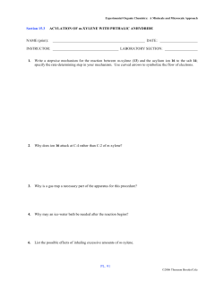 ACYLATION OF m-XYLENE WITH PHTHALIC