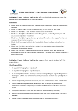 SYS Rights and Responsibilities