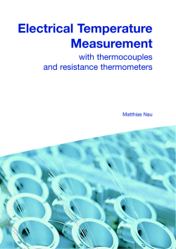 4 Resistance thermometers