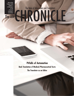 2014-March - American Translators Association