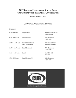 Conference Program and Abstracts