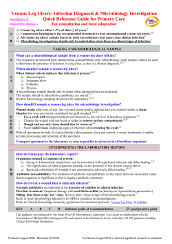 Leg ulcer diagnosis quick reference guide [pdf