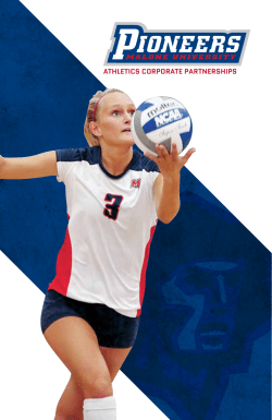 Athletics corporAte pArtnerships