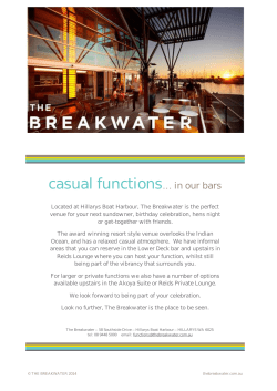 casual functions in our bars