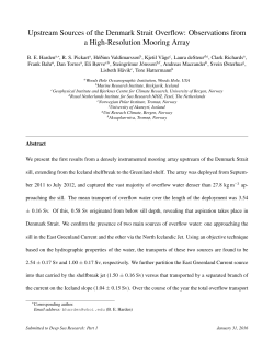 Upstream Sources of the Denmark Strait Overflow: Observations