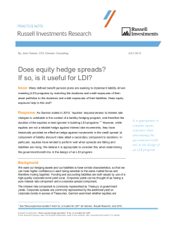 Does equity hedge spreads?